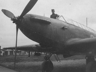 Ron with a Fairey Battle